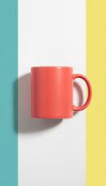 Ceramic Mug With Protest Graphic