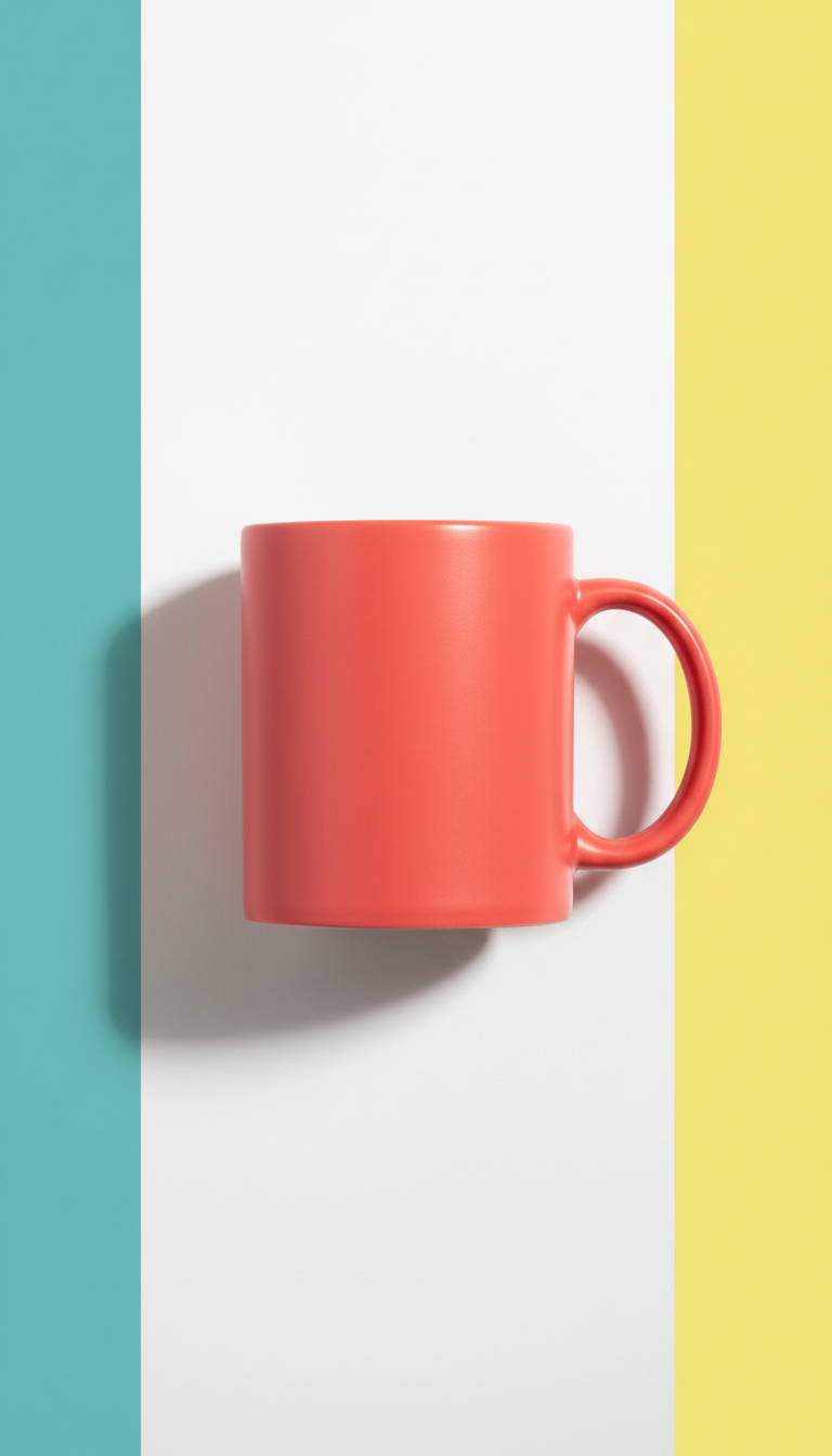 Ceramic Mug With Protest Graphic